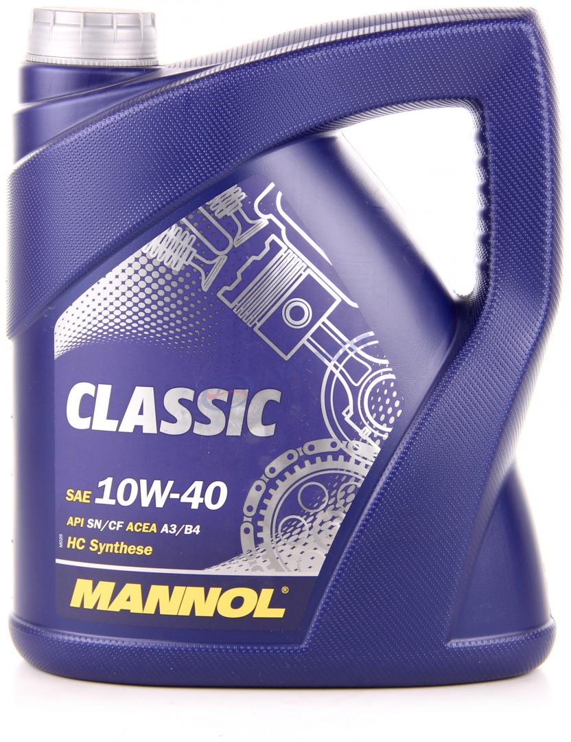 Масло моторное Mannol Classic 10W40 [SMCF] полусинтетическое 4л