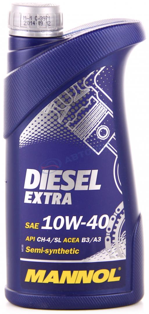 Масло моторное Mannol Diesel extra 10W40 [SJCF-4,CF] полусинтетическое 1л