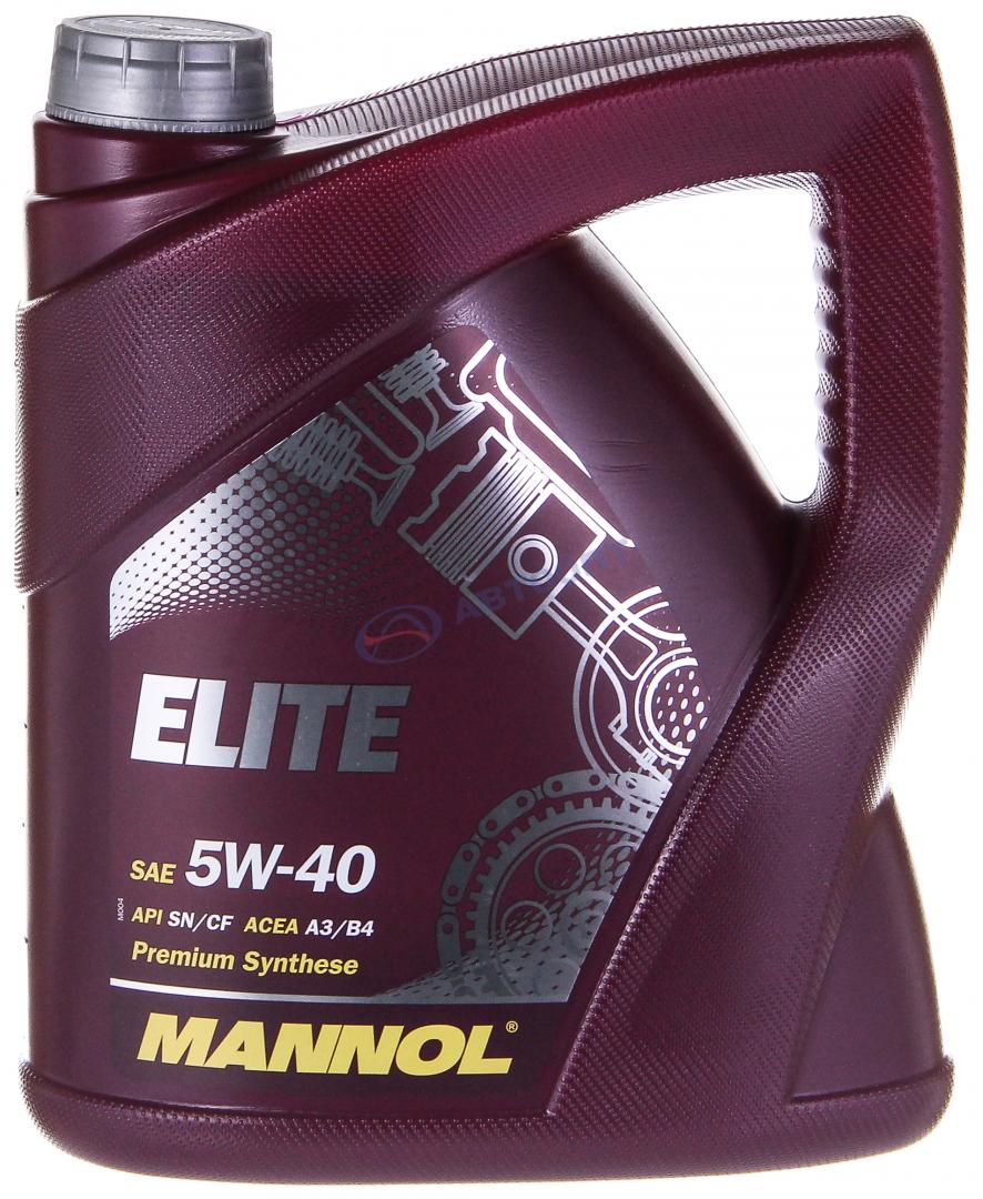 Масло моторное Mannol Elite 5W40 [SLCF-4,CF] синтетическое 4л