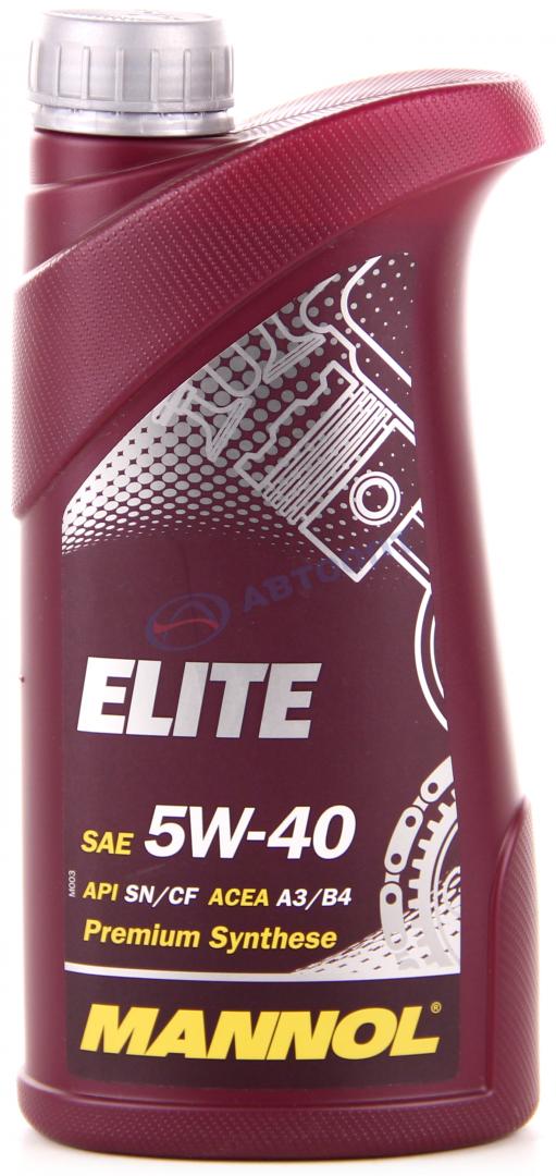 Масло моторное Mannol Elite 5W40 [SLCF-4,CF] синтетическое 1л