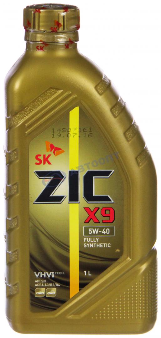 Масло моторное ZIC XQ 5W40 [SNCF] синтетическое 1л