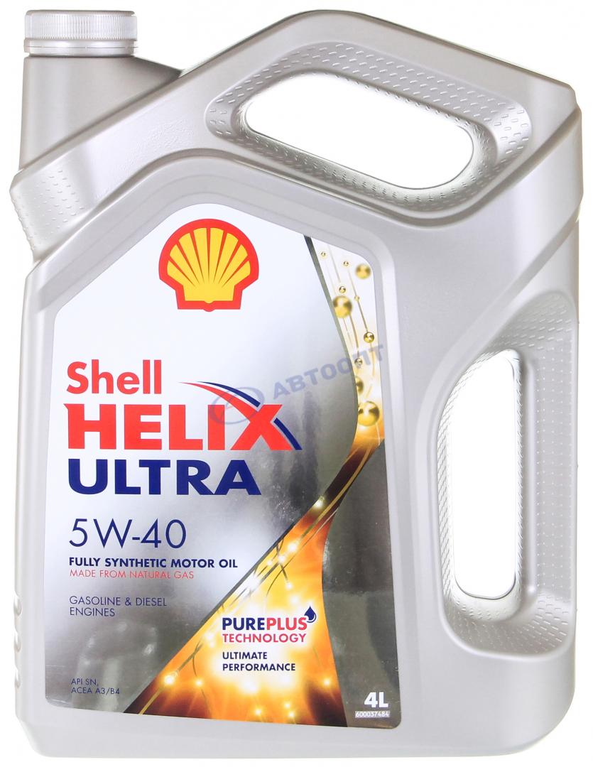 Масло моторное Shell Helix Ultra 5W40 [SNCF] синтетическое 4л