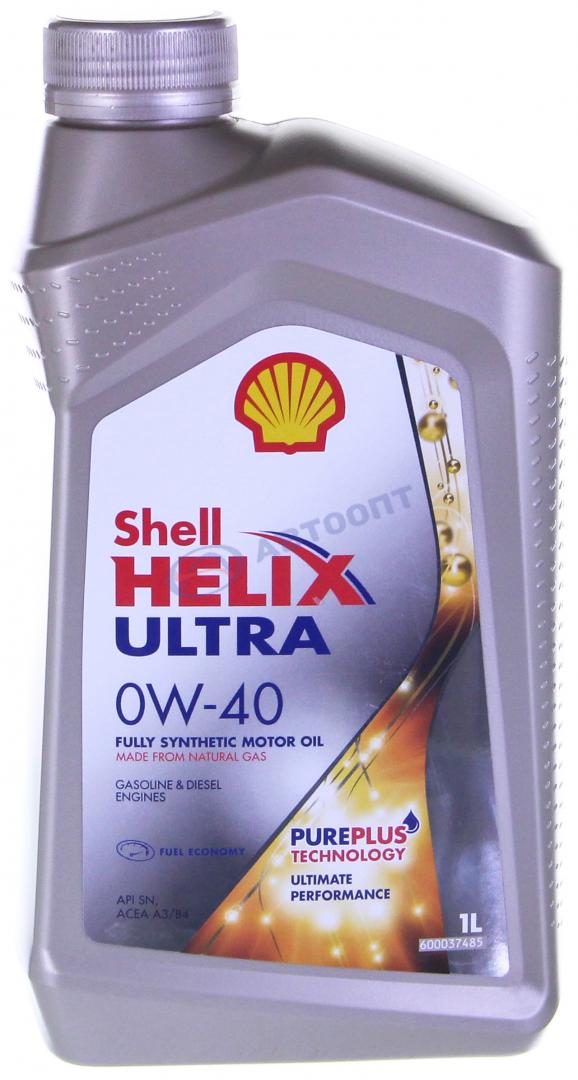 Масло моторное Shell Helix Ultra 0W40 [SNCF] синтетическое 1л