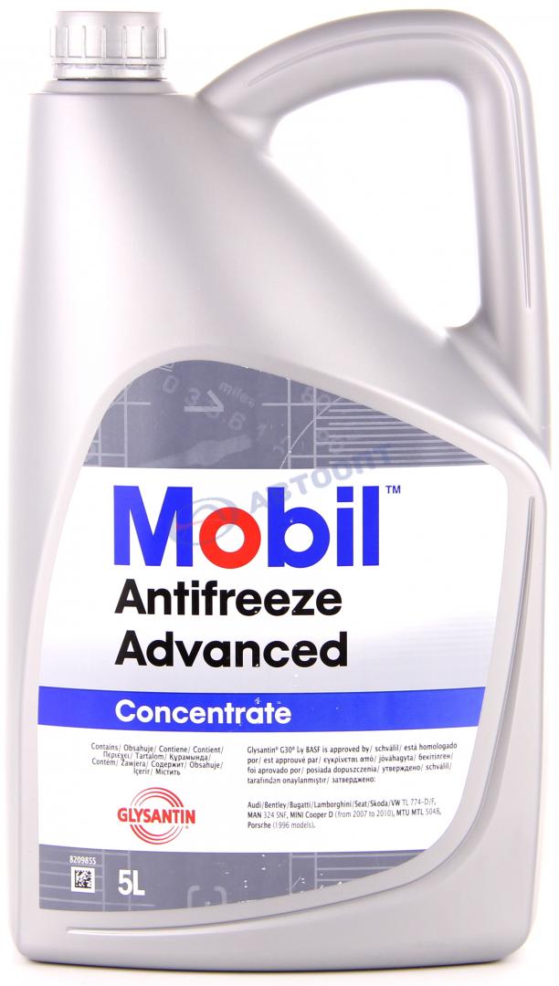 Антифриз Mobil Antifreeze Advanceed (красныйконцентрат) G12 5кг