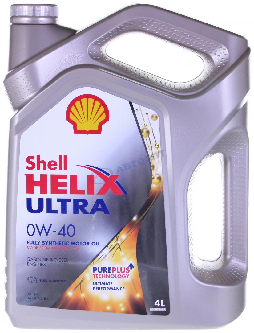 Масло моторное Shell Helix Ultra 0W40 [SNCF] синтетическое 4л