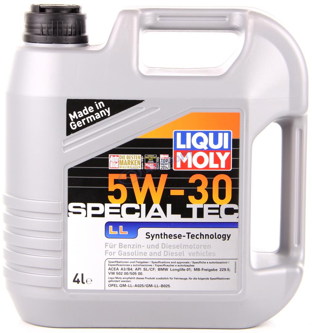 Масло моторное Liqui Moly Special Tec LL 5W30 [SLCF] синтетическое 4л