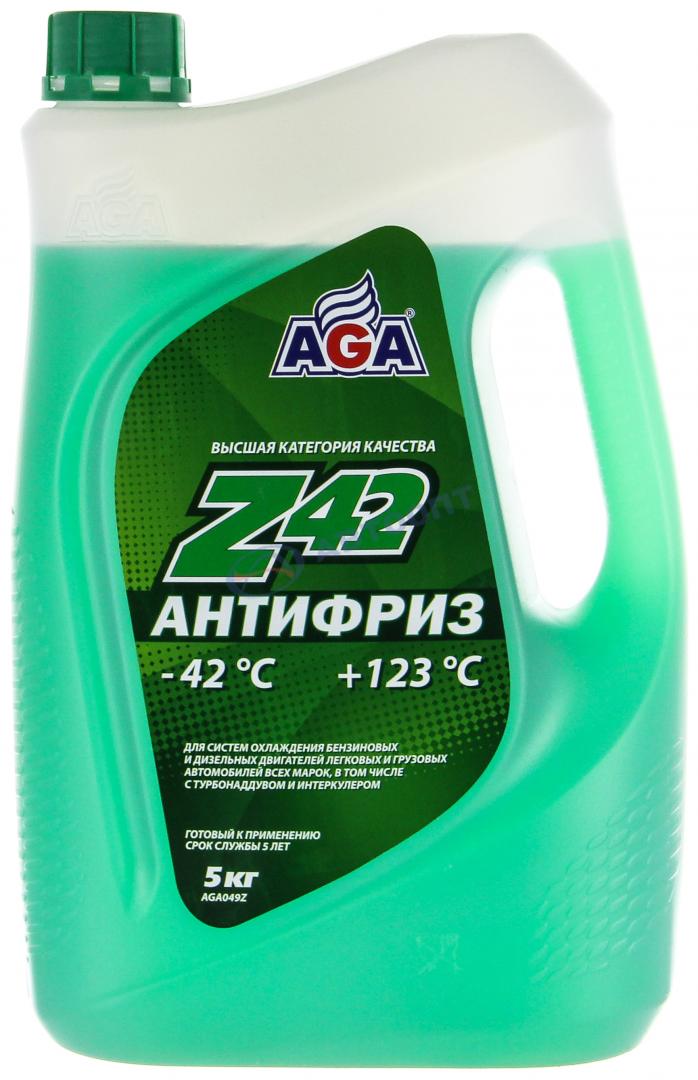 Антифриз AGA Z42 AGA049Z (зеленый) G11 5кг