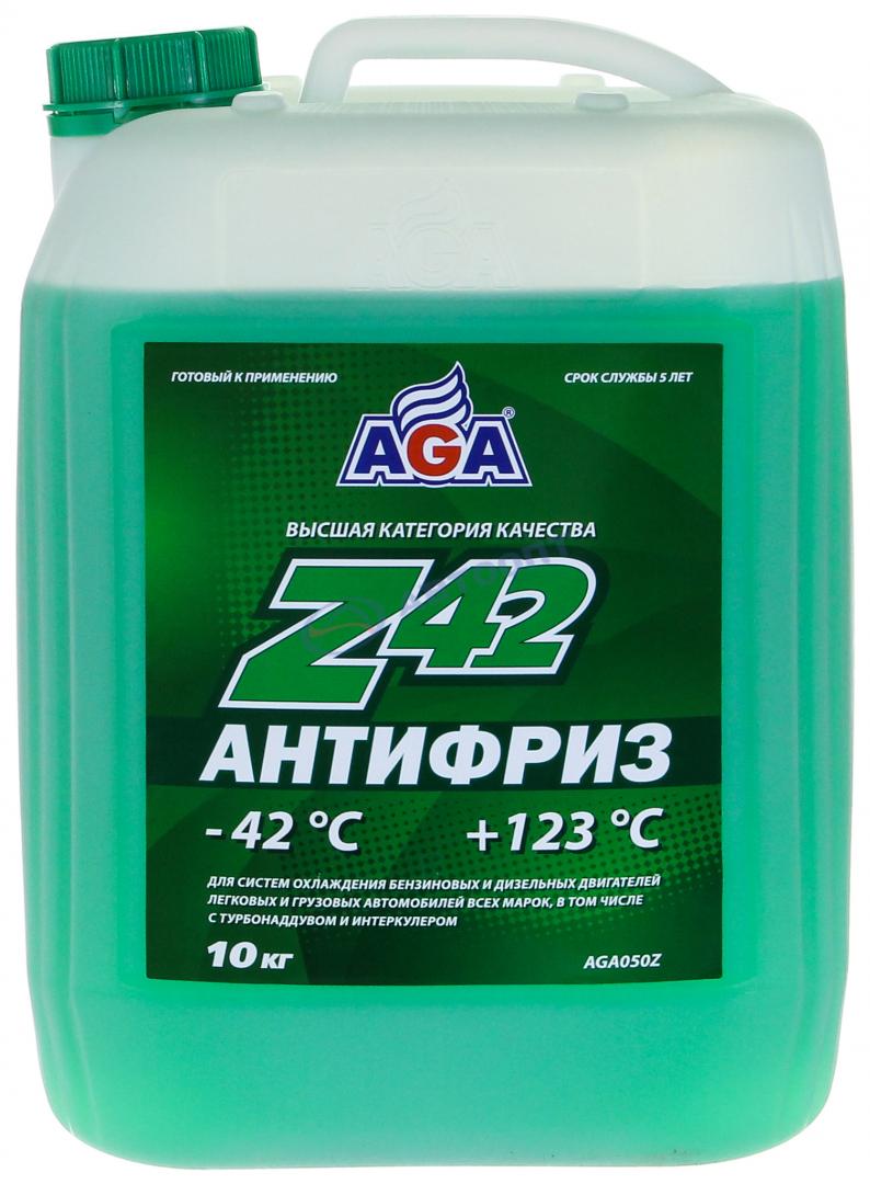 Антифриз AGA Z42 AGA050Z (зеленый) G11 10кг