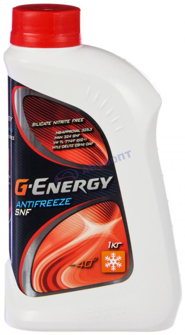 Антифриз G-Energy Antifreeze SNF 40 (красный) G12+ 1кг