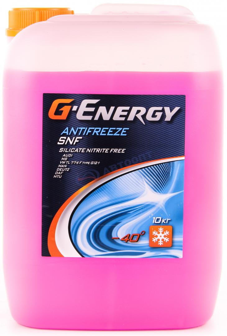 Антифриз G-Energy Antifreeze SNF 40 (красный) G12+ 10кг