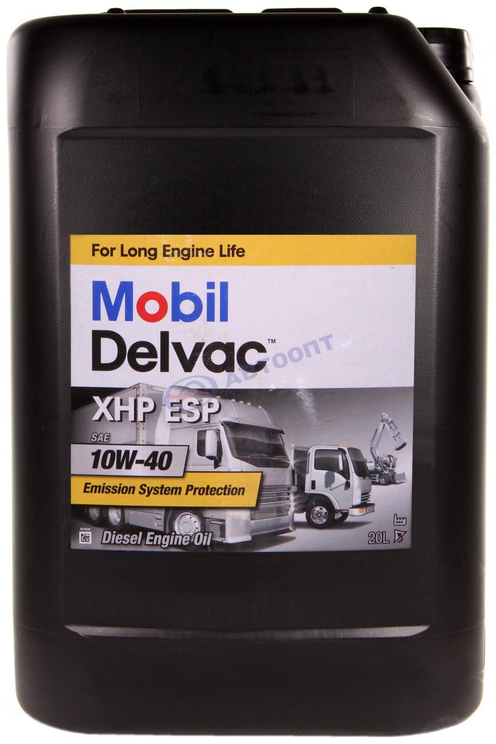 Масло моторное Mobil Delvac XHP LE 10W40 [CJ-4CF] синтетическое 20л