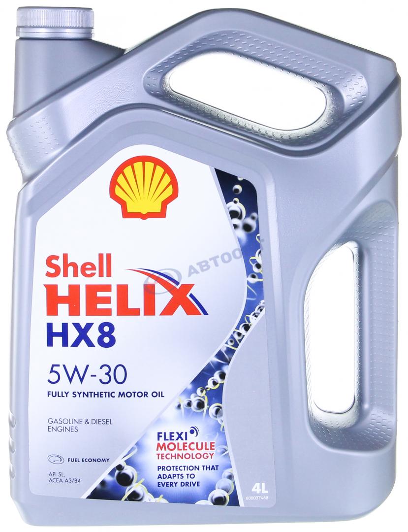 Масло моторное Shell Helix HX8 5W30 [SNCF] синтетическое 4л
