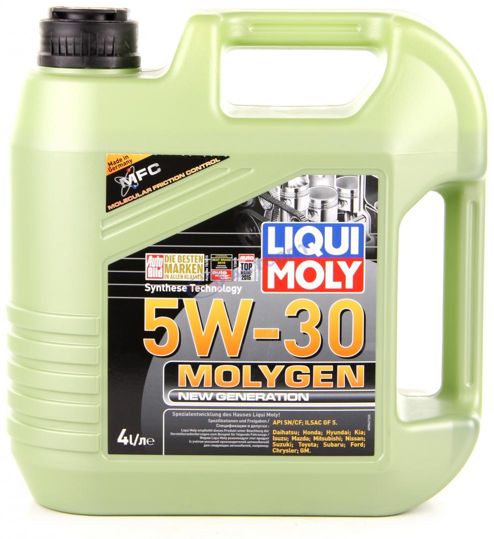 Масло моторное Liqui Moly Molygen New Generation 5W30 [SNCFGF-5] синтетическое (гидрокрекинг) 4л