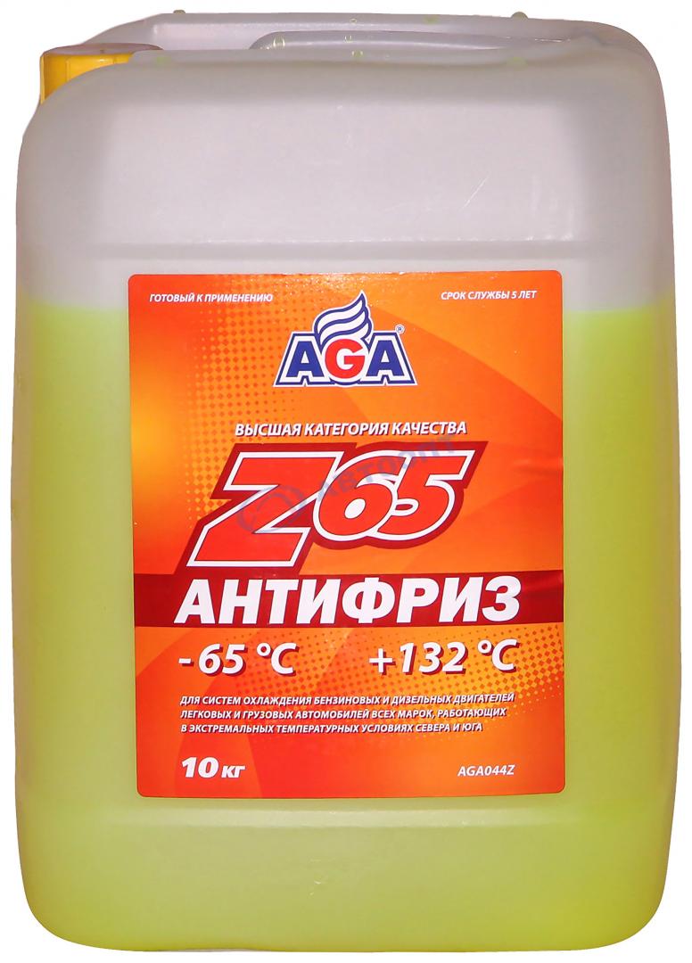Антифриз AGA Z65 (желтый) G12 10кг