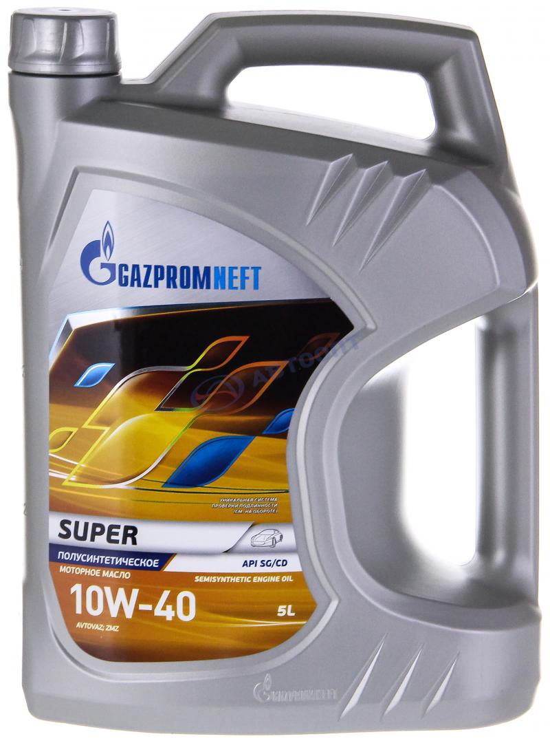 Масло моторное Газпромнефть Super 10W40 [SGCD] полусинтетическое 5л