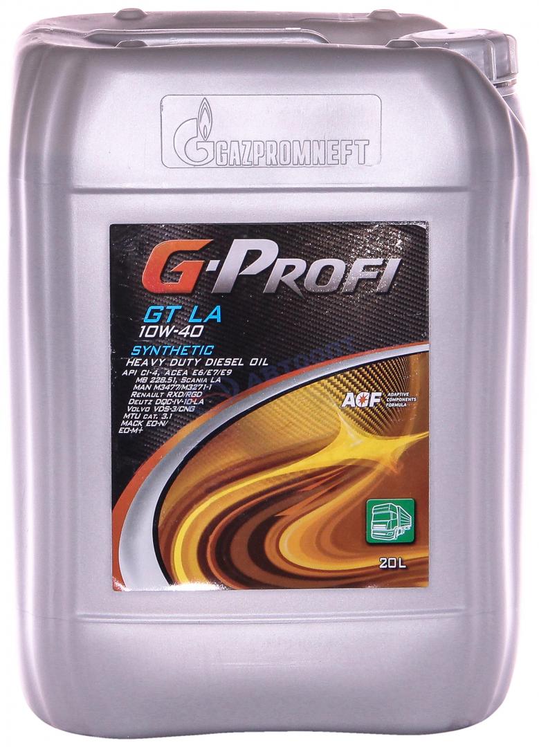 Масло моторное G-Profi GT LA 10W40 [CI-4] синтетическое 20л