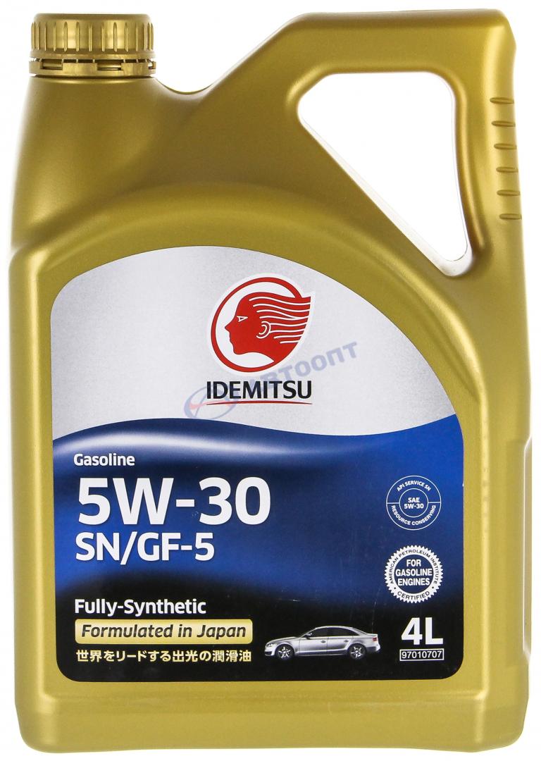 Масло моторное Idemitsu FULLY-SYNTHETIC 5W30 [SNGF-5] синтетическое 4л