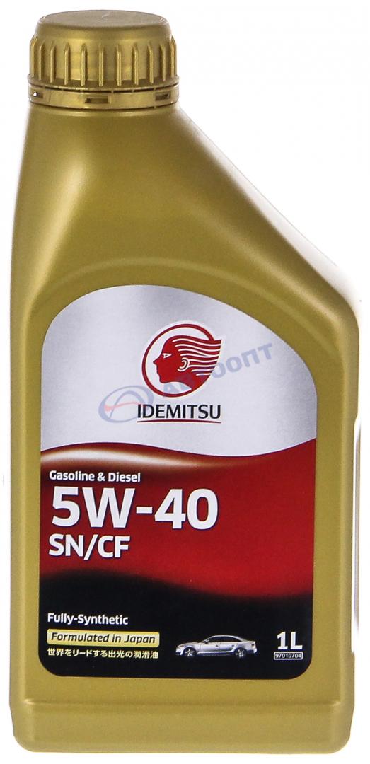 Масло моторное Idemitsu FULLY-SYNTHETIC 5W40 [SNCF] синтетическое 1л