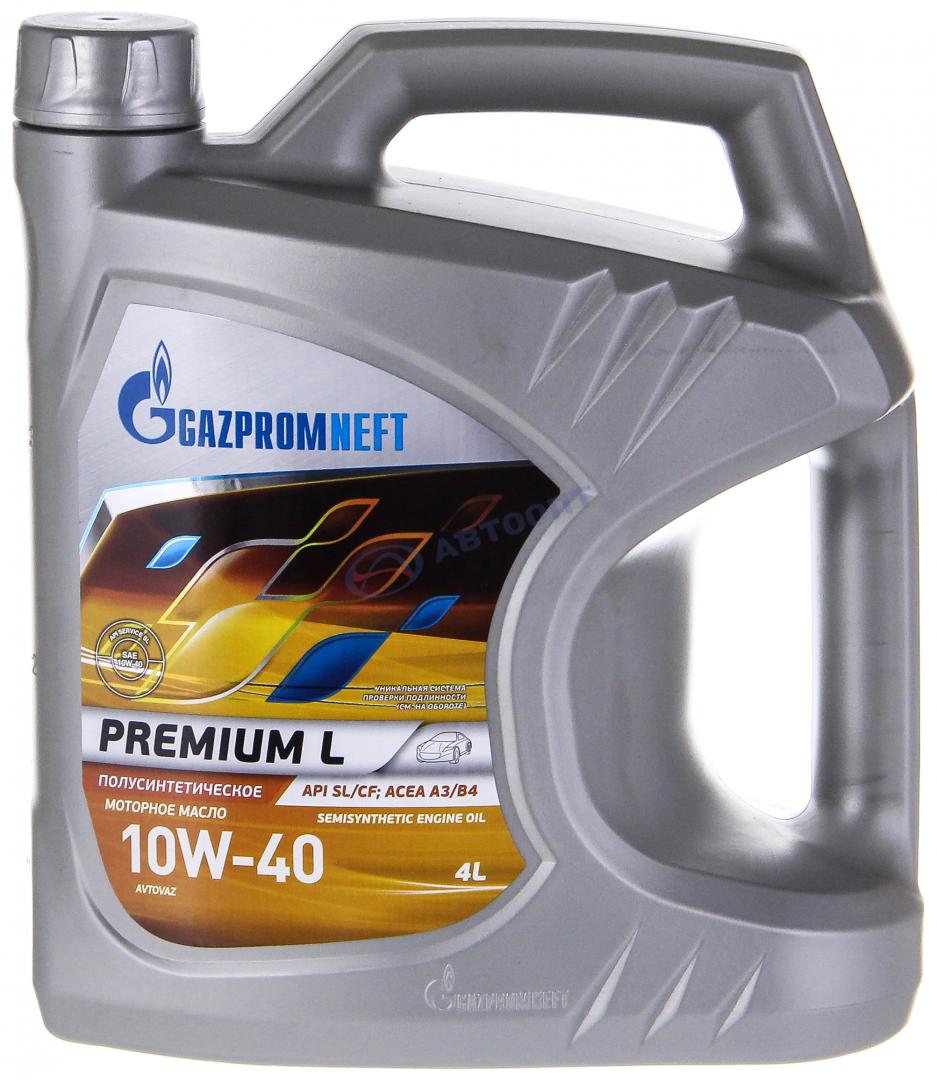 Масло моторное Газпромнефть Premium L 10W40 [SLCF] полусинтетическое 4л