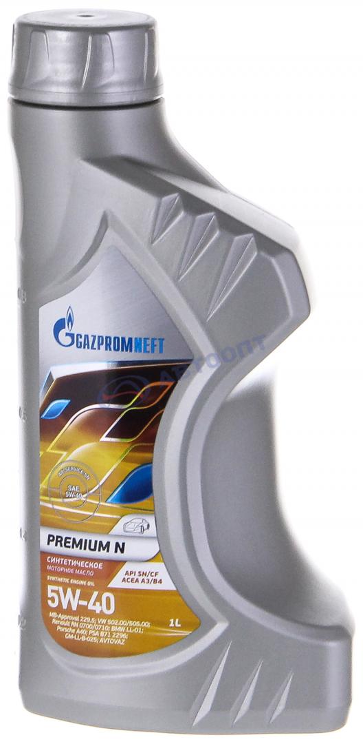Масло моторное Газпромнефть Premium N 5W40 [SNCF] синтетическое 1л