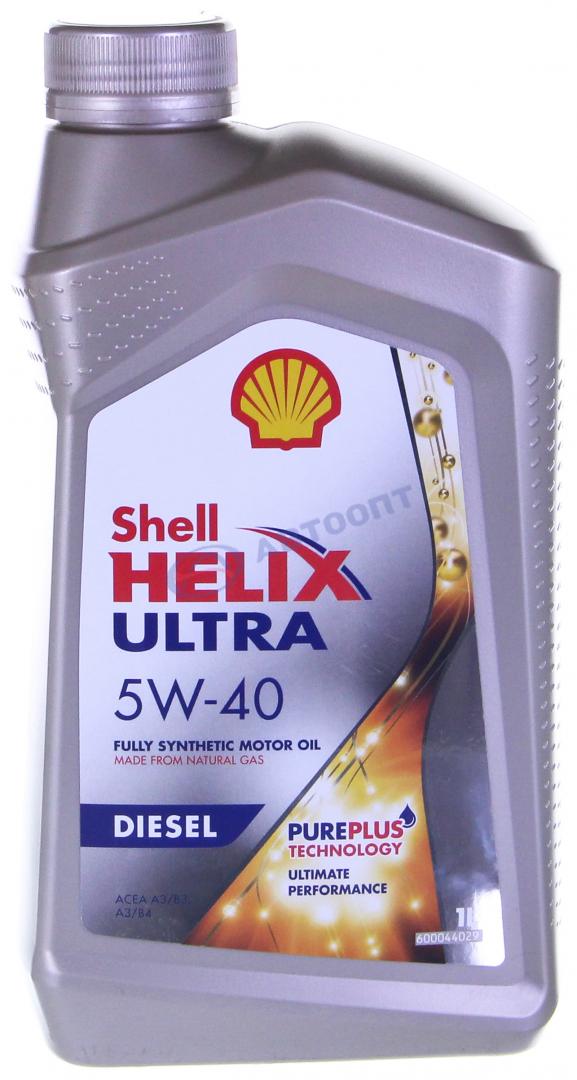 Масло моторное Shell Helix Ultra Diesel 5W40 [CF] синтетическое 1л
