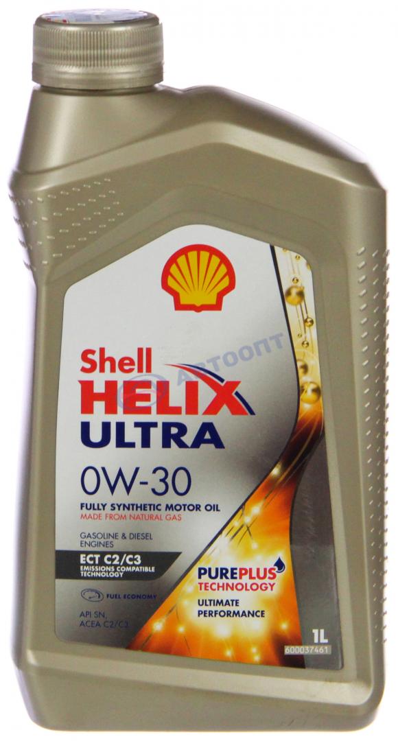 Масло моторное Shell Helix Ultra ECT 0W30 [SN] синтетическое 1л
