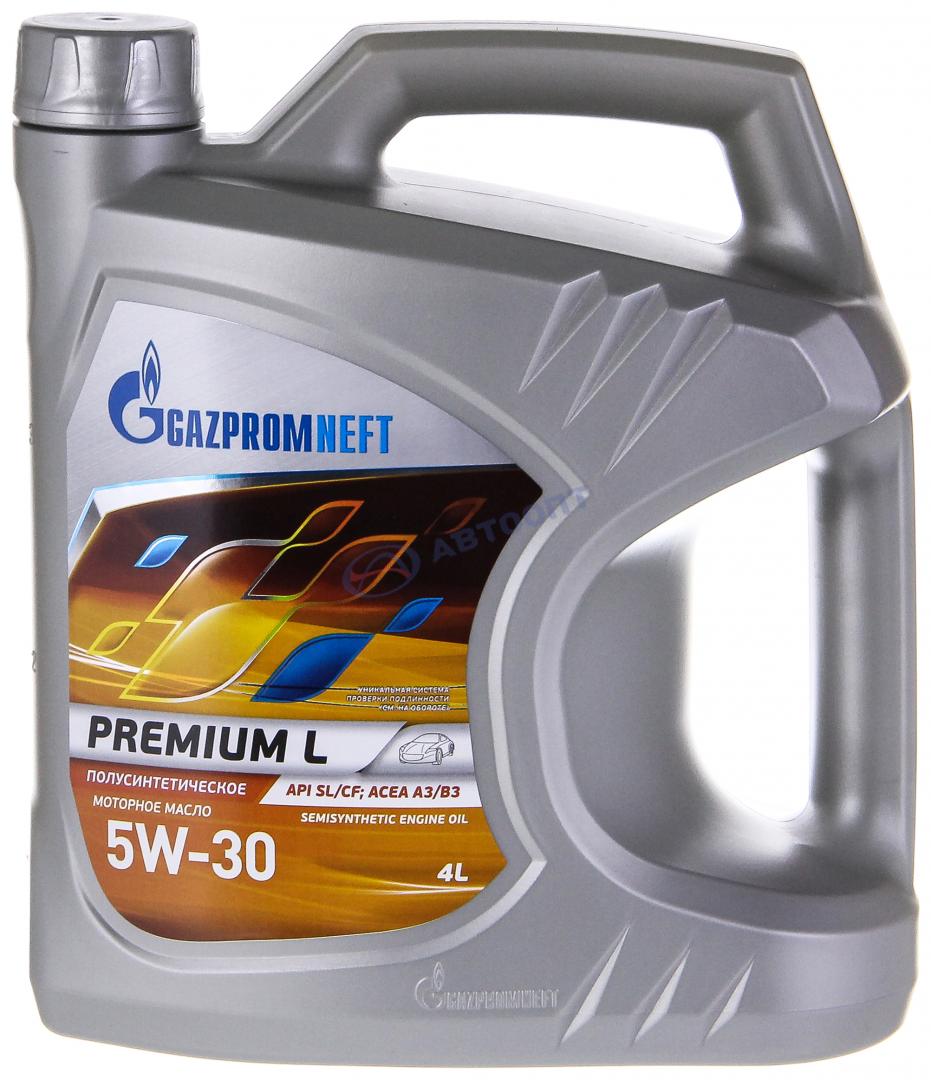 Масло моторное Газпромнефть Premium L 5W30 [SLCF] полусинтетическое 4л