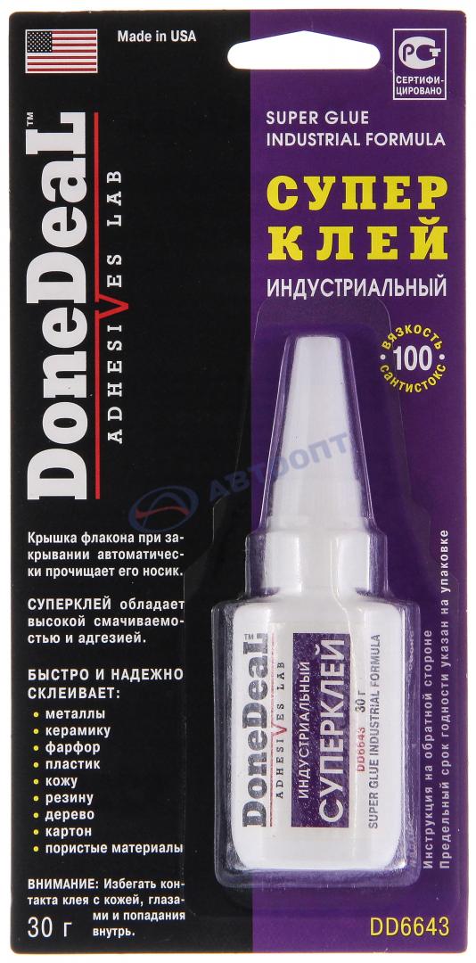 Суперклей индустриальный (DD6643) 30 г DoneDeal (США)
