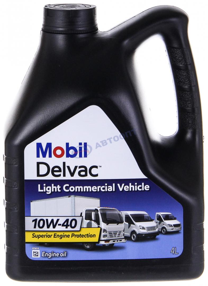 Масло моторное Mobil Delvac Light Commercial Vehicle 10W40 [SL,SJCI-4] полусинтетическое 4л