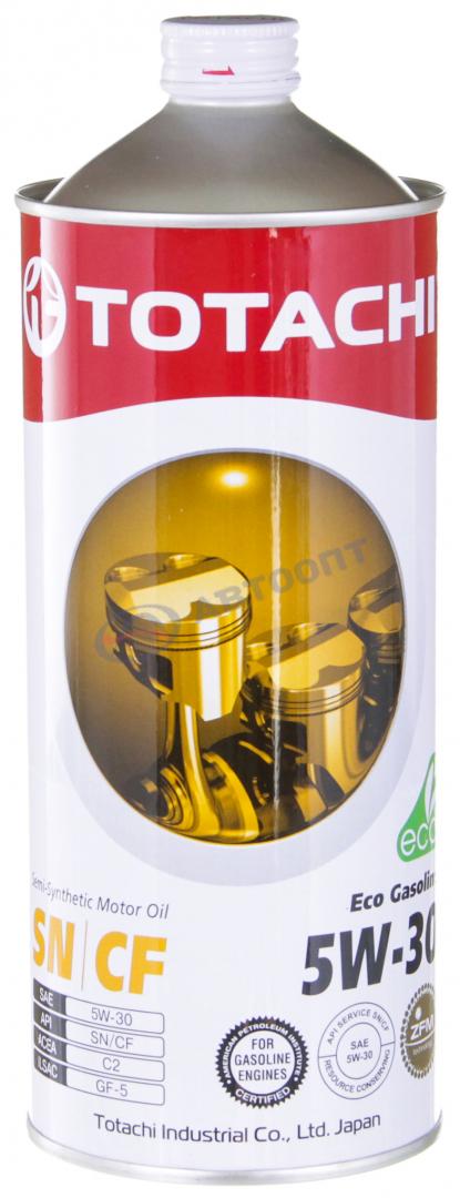Масло моторное TOTACHI Eco Gasoline 5W30 [SNCFGF-4] полусинтетическое 1л (банка)