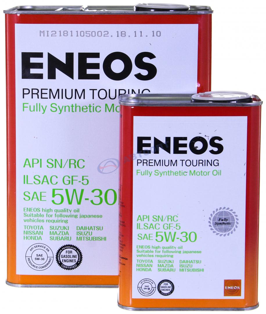 Масло моторное Eneos Premium Touring 5W30 [SNGF-5] синтетическое 4л (металлическая канистра) (4 + 1)