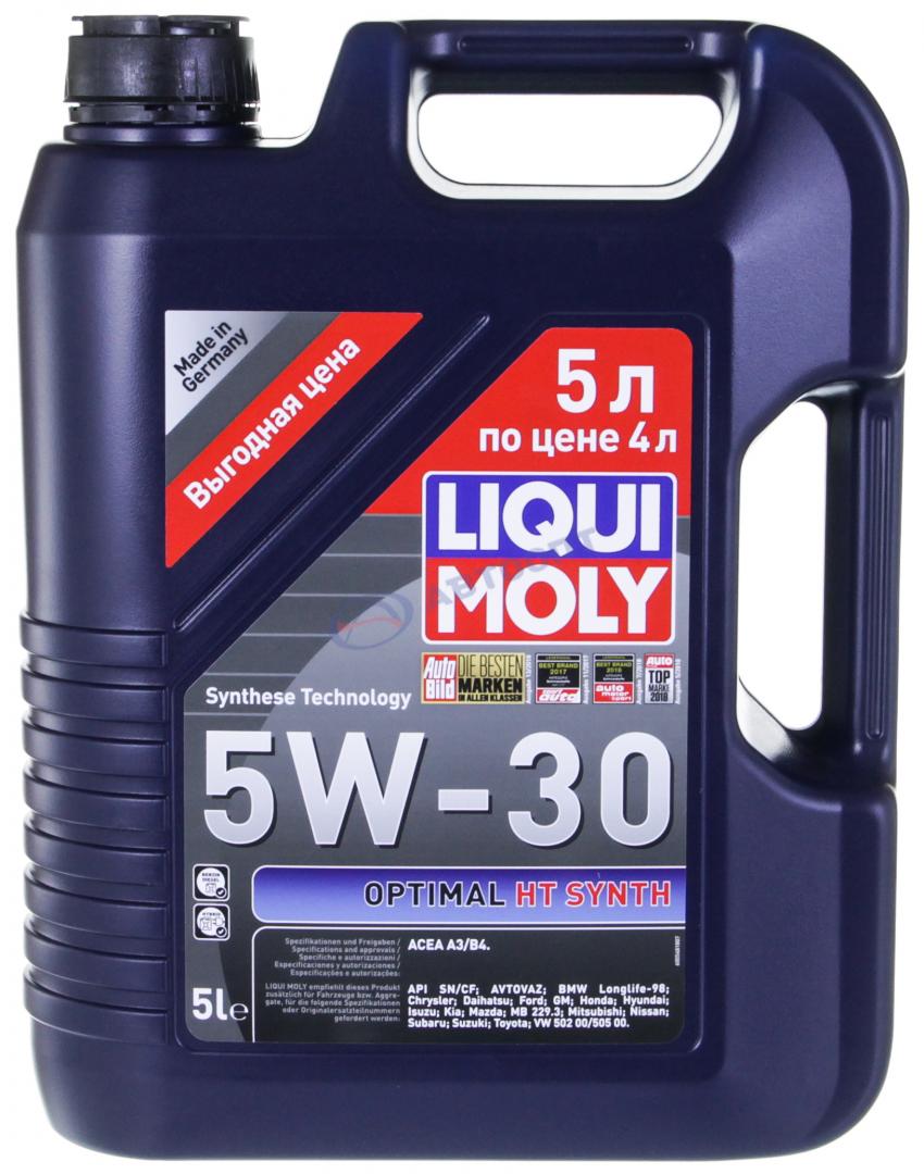 Масло моторное Liqui Moly Optimal synth 5W30 [SLCF] синтетическое 5л