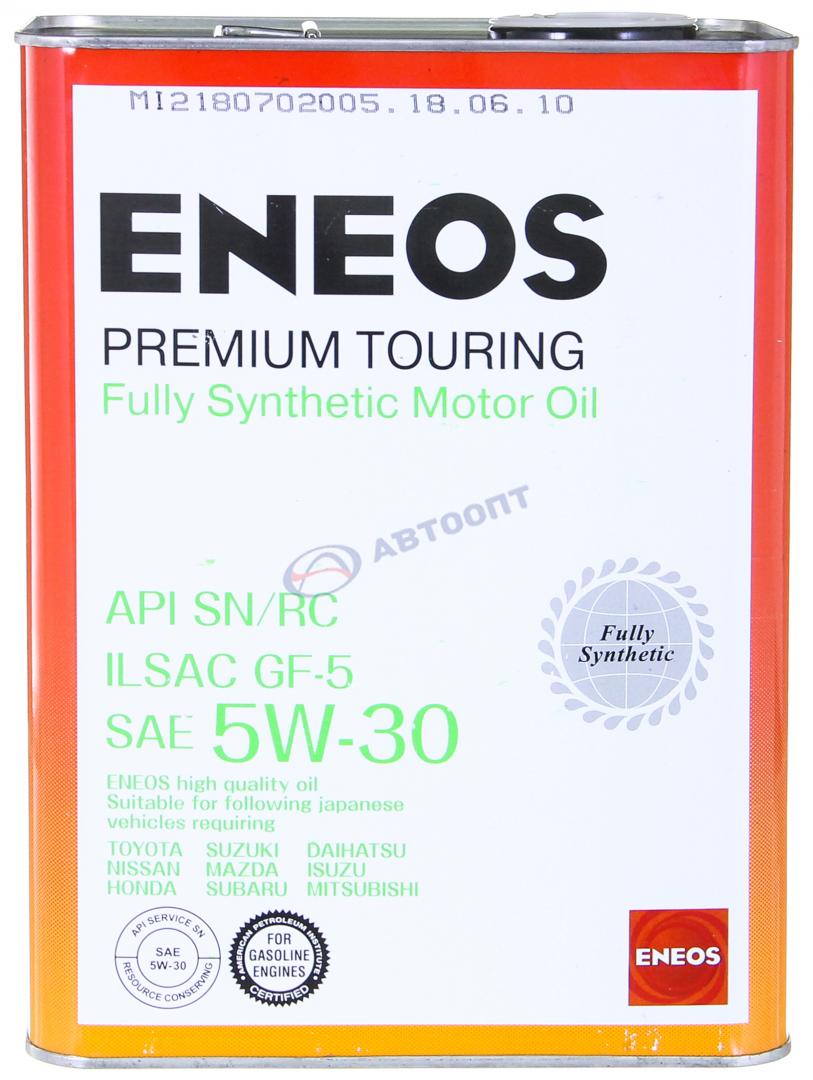 Масло моторное Eneos Premium Touring 5W30 [SNGF-5] синтетическое 4л (металлическая канистра)