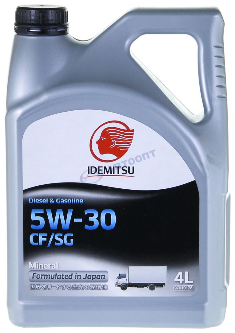 Масло моторное Idemitsu Diesel 5W30 [SGCF] минеральное 4л