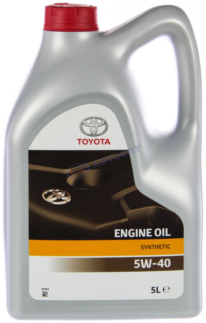 Масло моторное Toyota Synthetic engine oil 5W40 [SNCF] синтетическое 5л