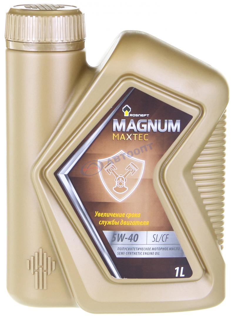 Масло моторное Роснефть Magnum Maxtec 5W40 [SLCF] полусинтетическое 1л