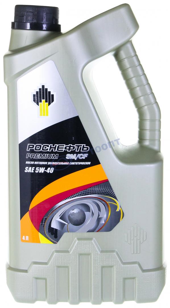 Масло моторное Роснефть Premium 5W40 [SMCF] синтетическое 4л