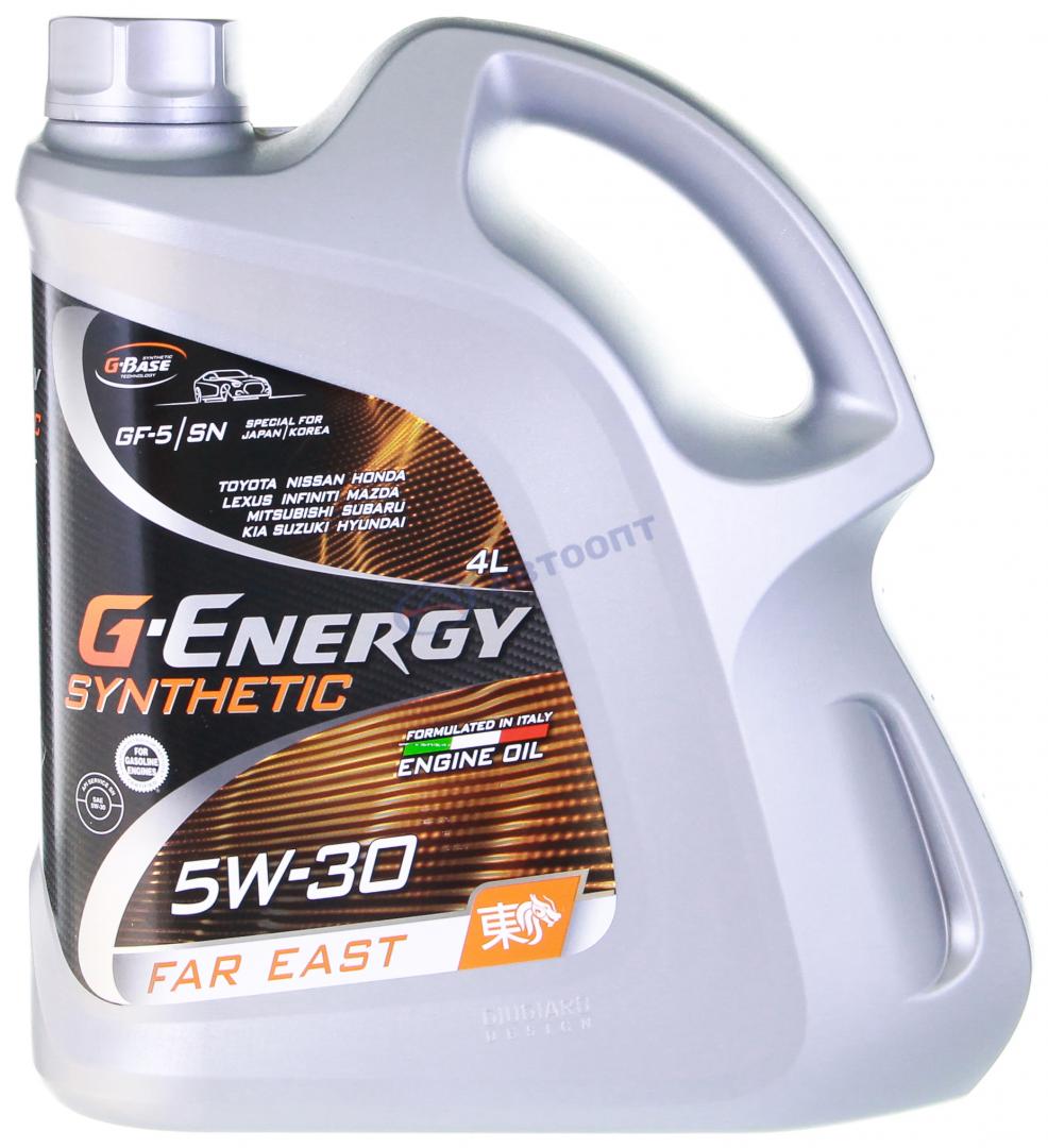 Масло моторное G-Energy Far East 5W30 [SNGF-5] синтетическое 4л