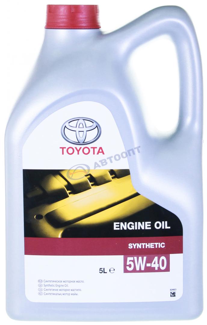 Масло моторное Toyota Motor Oil 5W40 [SNGF-5] синтетическое 5л