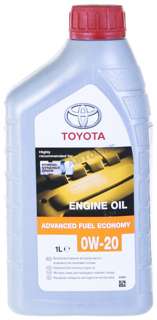 Масло моторное Toyota Motor Oil 0W20 [SNGF-5] синтетическое 1л
