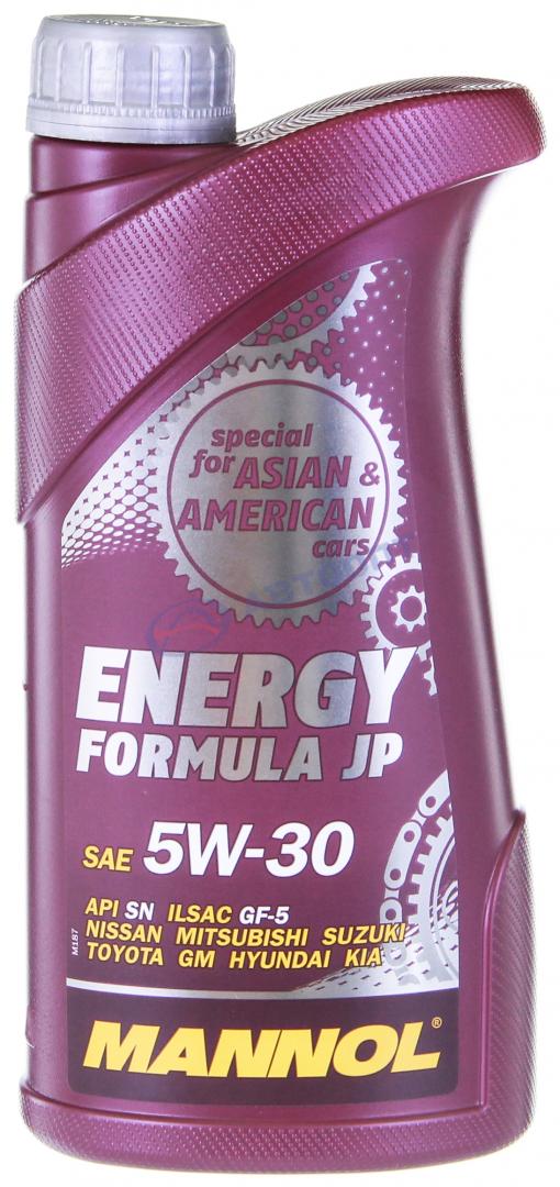 Масло моторное Mannol Energy Formula JP 5W30 [SNGF-5] синтетическое 1л