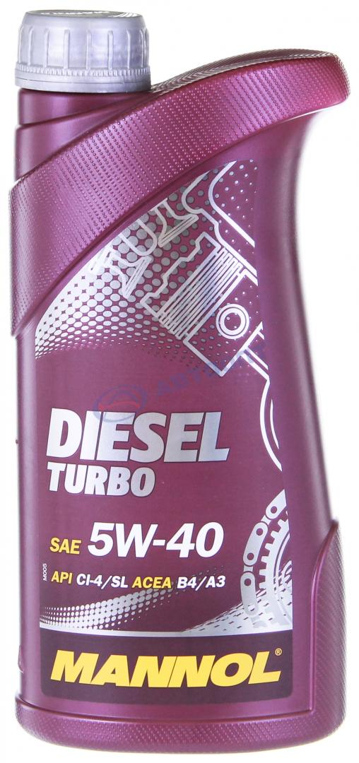 Масло моторное Mannol DIESEL Turbo 5W40 [SLCI-4GF-3] синтетическое 1л
