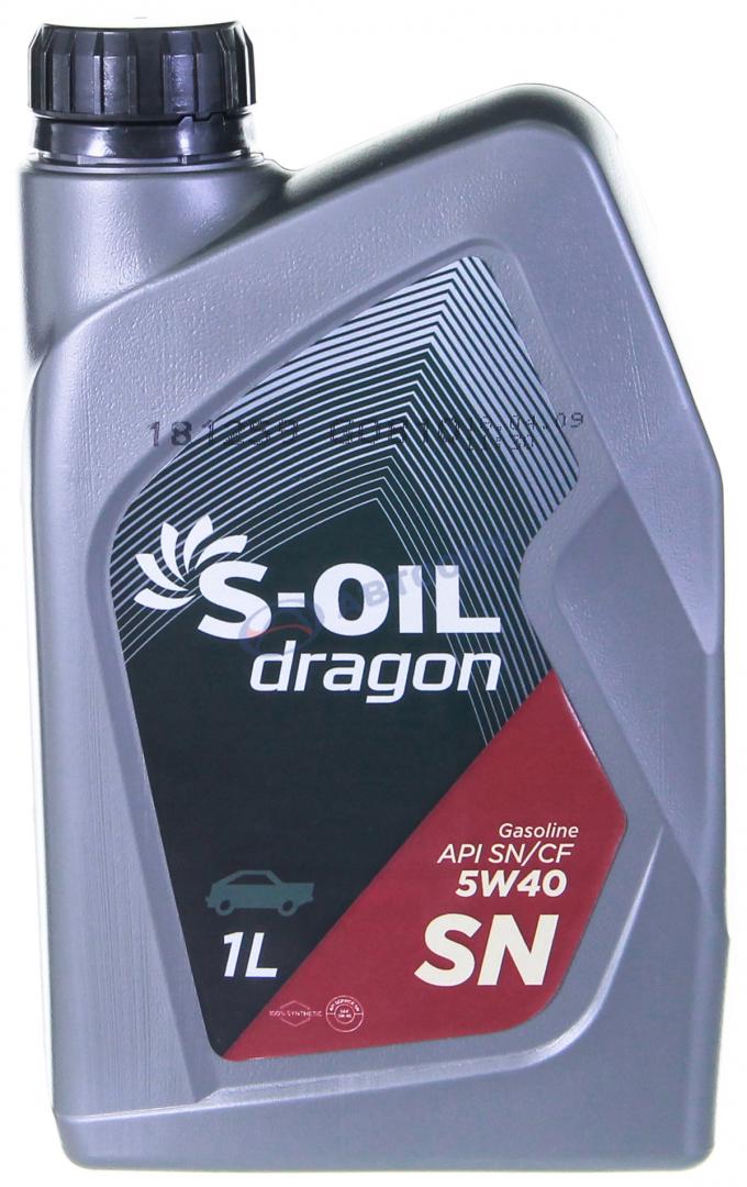 Масло моторное Dragon 5W40 [SN] синтетическое 1л