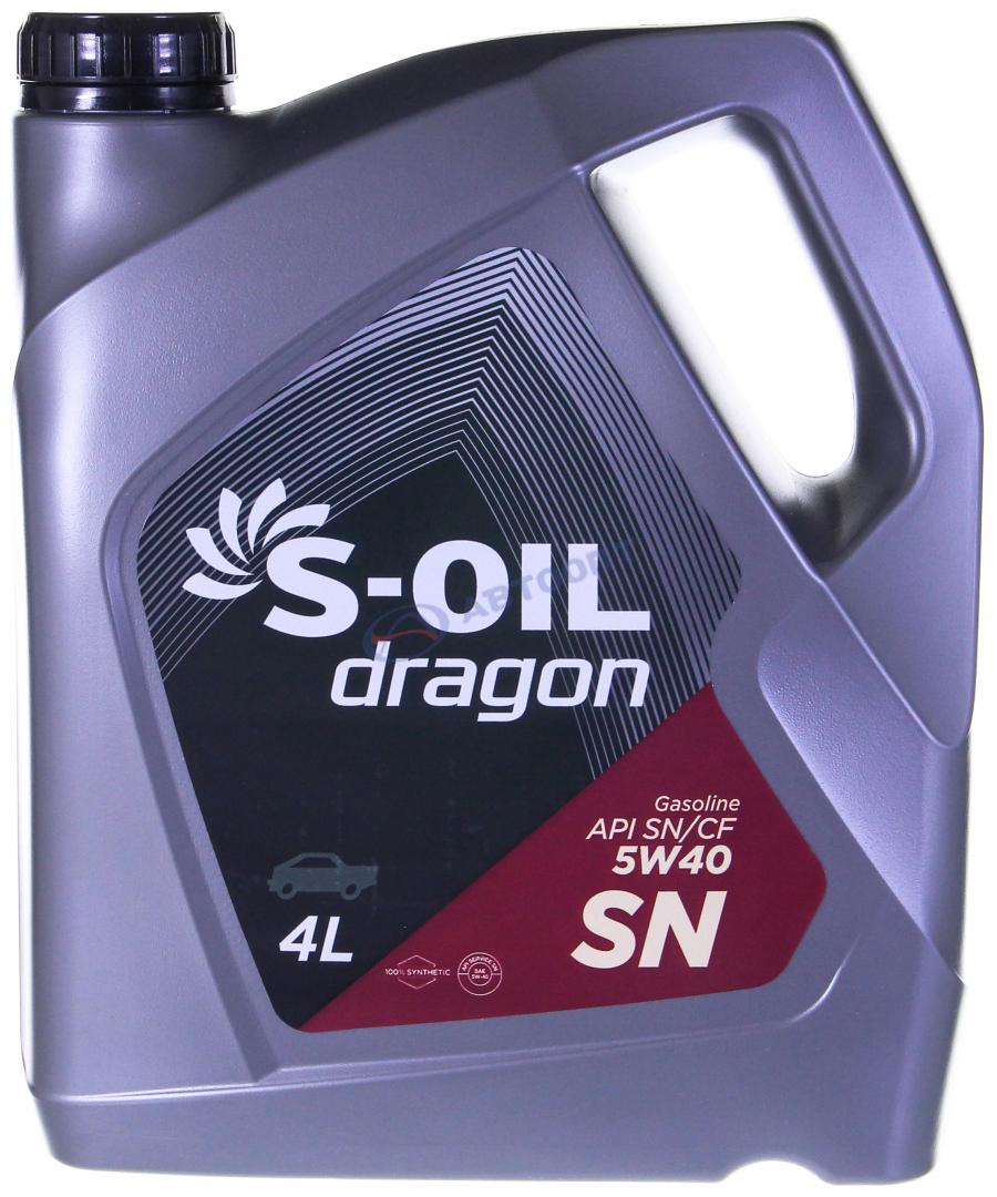 Масло моторное Dragon 5W40 [SN] полусинтетическое 4л