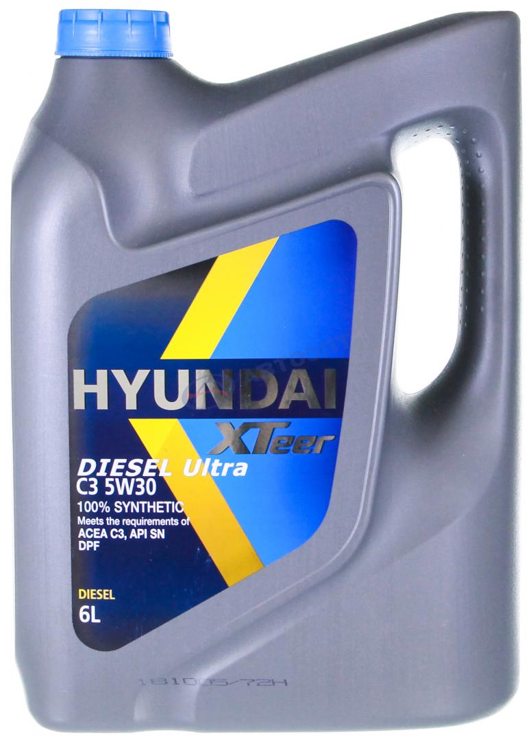 Масло моторное Hyundai XTeer Diesel Ultra 5W30 [SNCF] синтетическое 6л