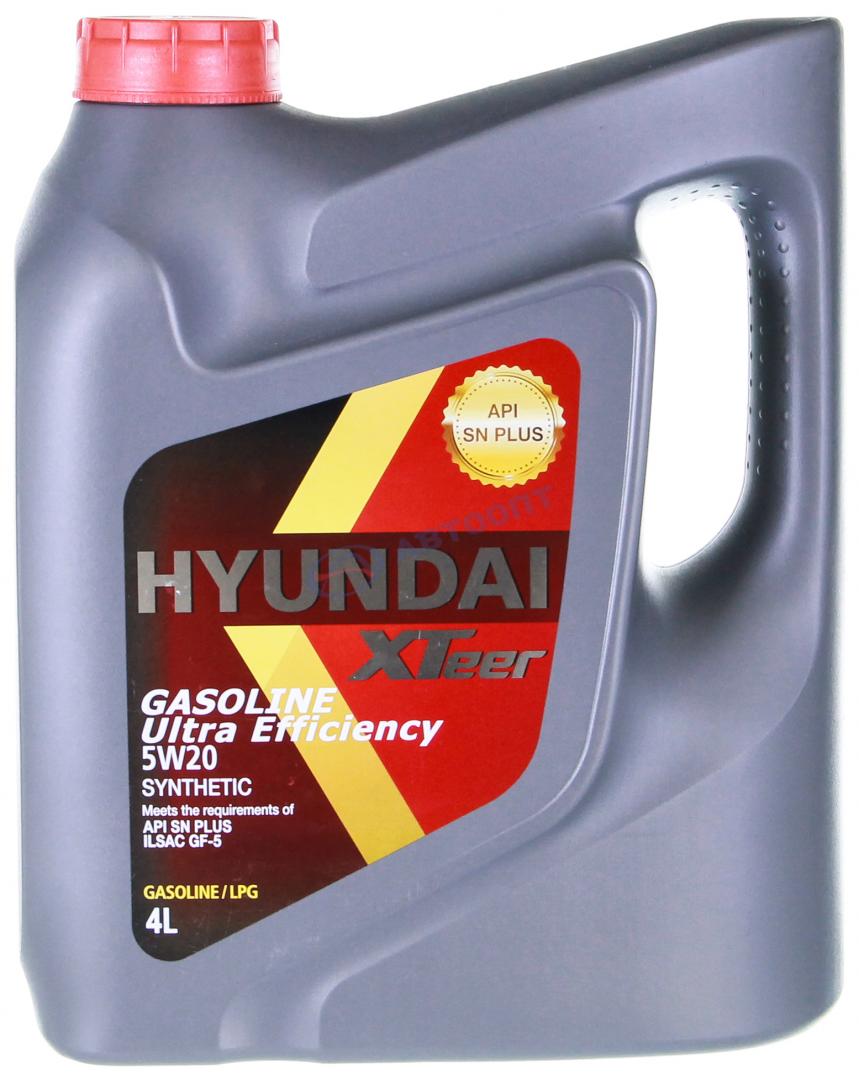 Масло моторное Hyundai XTeer Gasoline Ultra Efficiency 5W20 [SNGF-5] синтетическое 4л