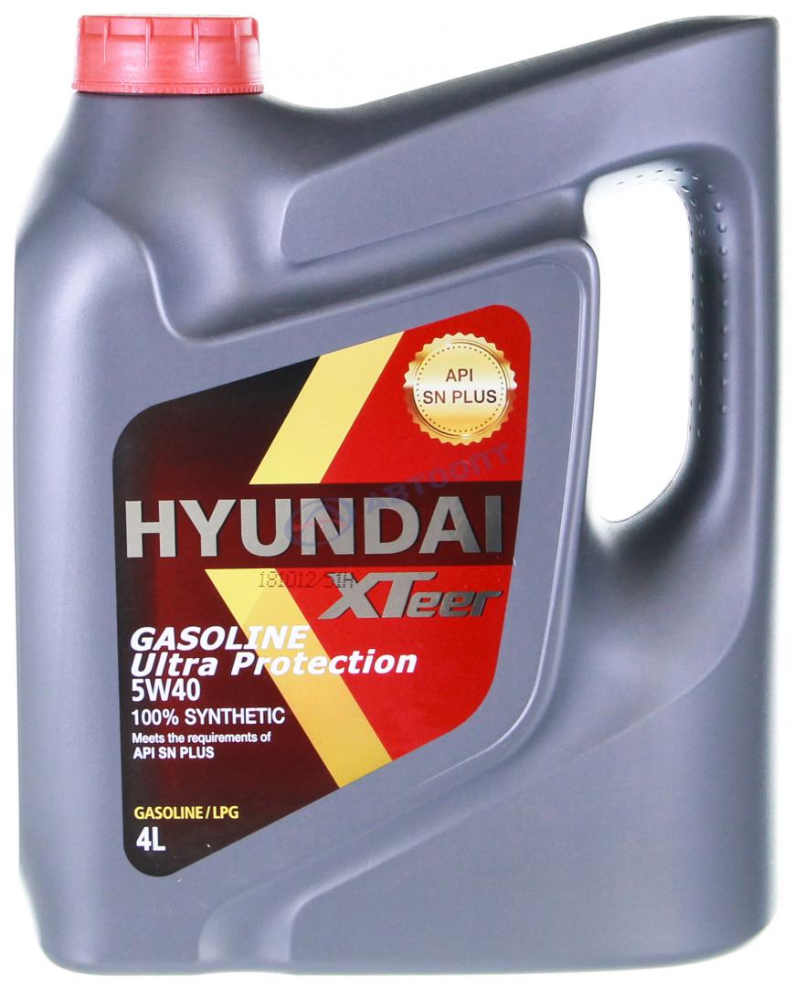 Масло моторное Hyundai XTeer Gasoline Ultra Protection 5W40 [SNGF-5] синтетическое 4л
