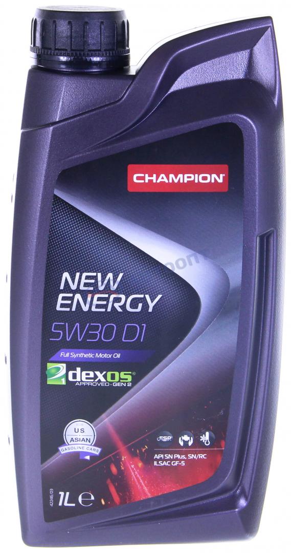 Масло моторное Champion New Energy 5W30 [SN] синтетическое 1л