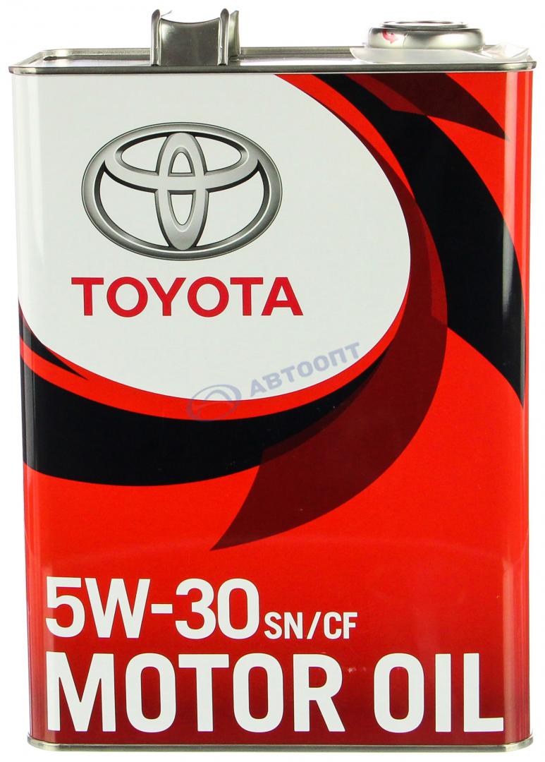 Масло моторное Toyota Motor Oil 5W30 [SNCF] синтетическое 4л