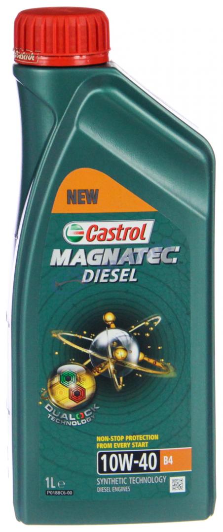 Масло моторное Castrol Magnatec Diesel Dualock 10W40 [SLCF] полусинтетическое 1л